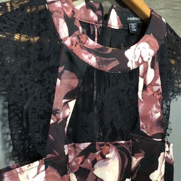 LeChateau floral lace top shirt - Picture 5 of 9